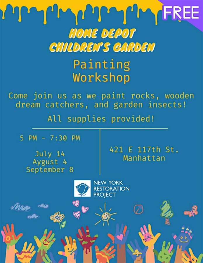 Home Depot Children's Garden: Garden Paint Workshop - New York ...